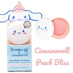 The Creme Shop x Sanrio Hello Kitty Lip Balm Cinnamonoll Peach Bliss